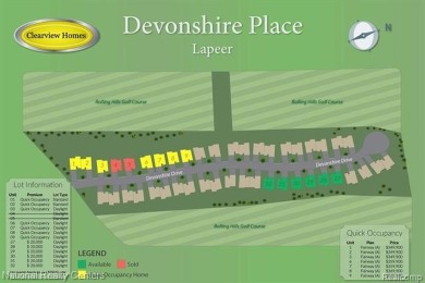 *** New Construction***Award Winning Clearview Homes is Building on Rolling Hills Golf Club in Michigan - for sale on GolfHomes.com, golf home, golf lot