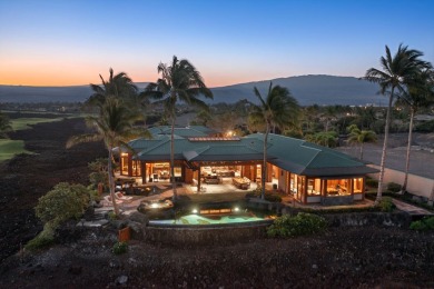 Experience fusion of Asian-inspired design and Hawaiian elegance on Waikoloa Beach Resort Golf Course in Hawaii - for sale on GolfHomes.com, golf home, golf lot