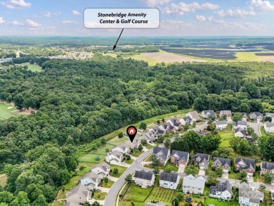 Welcome home to this spacious move-in 4 BR/2.5 bath home w/ on Stonebridge Golf Club in North Carolina - for sale on GolfHomes.com, golf home, golf lot