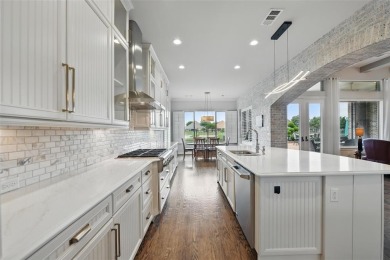 Situated directly on the 5th green, this luxury residence offers on Wildhorse Golf Club of Robson Ranch in Texas - for sale on GolfHomes.com, golf home, golf lot