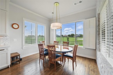 Situated directly on the 5th green, this luxury residence offers on Wildhorse Golf Club of Robson Ranch in Texas - for sale on GolfHomes.com, golf home, golf lot