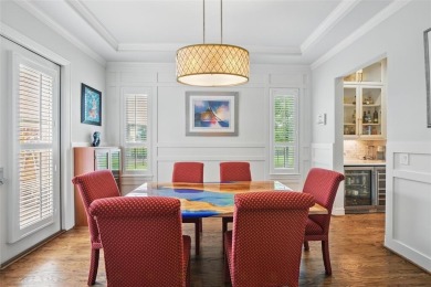 Situated directly on the 5th green, this luxury residence offers on Wildhorse Golf Club of Robson Ranch in Texas - for sale on GolfHomes.com, golf home, golf lot