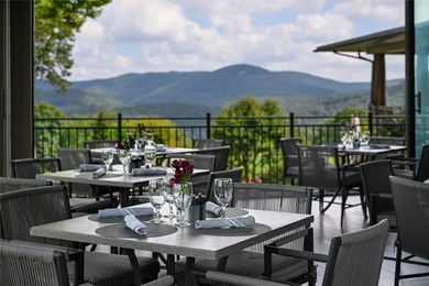 Enjoy mountain views and a great location in this rare dual-lot on Trillium Links in North Carolina - for sale on GolfHomes.com, golf home, golf lot