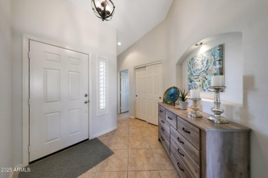 This beautifully updated Furnished extended Oakmont model is on Tuscany Falls At Pebble Creek in Arizona - for sale on GolfHomes.com, golf home, golf lot