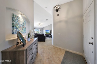 This beautifully updated Furnished extended Oakmont model is on Tuscany Falls At Pebble Creek in Arizona - for sale on GolfHomes.com, golf home, golf lot