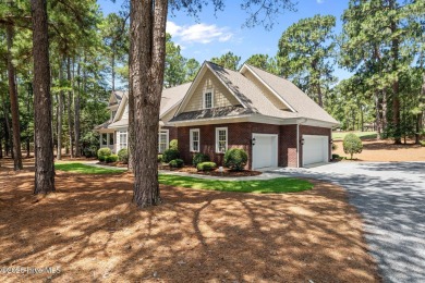 Beautiful all-brick home in the gated Pinewild community on Pinewild Country Club of Pinehurst in North Carolina - for sale on GolfHomes.com, golf home, golf lot