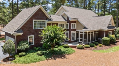 Beautiful all-brick home in the gated Pinewild community on Pinewild Country Club of Pinehurst in North Carolina - for sale on GolfHomes.com, golf home, golf lot