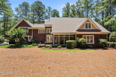 Beautiful all-brick home in the gated Pinewild community on Pinewild Country Club of Pinehurst in North Carolina - for sale on GolfHomes.com, golf home, golf lot