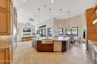 Perched on an elevated cul-de-sac lot within the guarded gates on Troon Country Club in Arizona - for sale on GolfHomes.com, golf home, golf lot