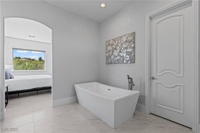 Wake up to panoramic golf course views at this custom home on Anthem Country Club in Nevada - for sale on GolfHomes.com, golf home, golf lot