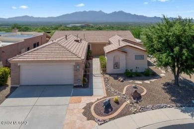 Uncompromising views of MT Hopkins & MT Wrightson and  gorgeous on San Ignacio Golf Club in Arizona - for sale on GolfHomes.com, golf home, golf lot