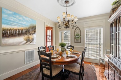 Stunning luxury custom home situated on a lovely corner lot on Lost Plantation Golf Club in Georgia - for sale on GolfHomes.com, golf home, golf lot