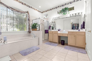 Luxurious Hampton model boasts French glass double French doors on Eagle Ridge At Spruce Creek Country Club in Florida - for sale on GolfHomes.com, golf home, golf lot