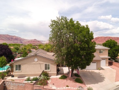 Fantastic home located at the end of a cul-de-sac in Canyon on Entrada at Snow Canyon in Utah - for sale on GolfHomes.com, golf home, golf lot