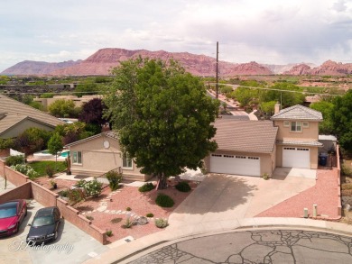 Fantastic home located at the end of a cul-de-sac in Canyon on Entrada at Snow Canyon in Utah - for sale on GolfHomes.com, golf home, golf lot