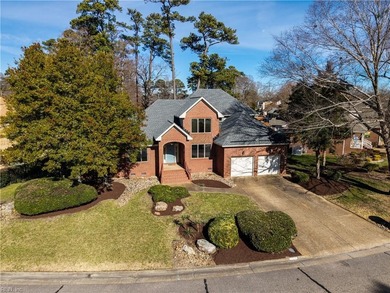 Beautiful and stately brick home. You're greeted into the home on Cypress Point Country Club in Virginia - for sale on GolfHomes.com, golf home, golf lot