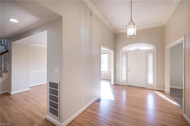 Beautiful and stately brick home. You're greeted into the home on Cypress Point Country Club in Virginia - for sale on GolfHomes.com, golf home, golf lot