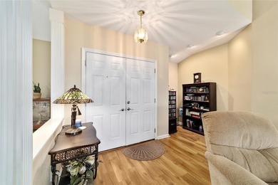 You can't find a better view when entering this welcoming home on Ocala Palms Golf and Country Club in Florida - for sale on GolfHomes.com, golf home, golf lot