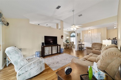 You can't find a better view when entering this welcoming home on Ocala Palms Golf and Country Club in Florida - for sale on GolfHomes.com, golf home, golf lot