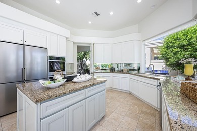 Tucked away in a tranquil cul-de-sac, this stunning 4-bedroom, 4 on Desert Horizons Country Club in California - for sale on GolfHomes.com, golf home, golf lot