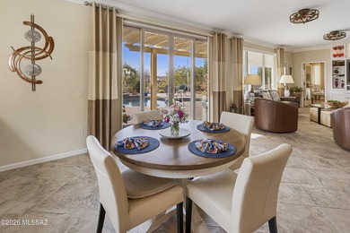 This ideally located and beautiful home is comprised of on Saddlebrooke Ranch Golf Club in Arizona - for sale on GolfHomes.com, golf home, golf lot