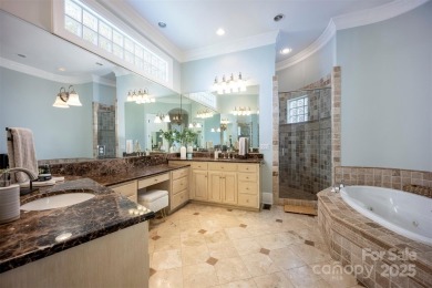 Impeccable craftsmanship and 305' of pristine shoreline define on Trump National Golf Club Charlotte in North Carolina - for sale on GolfHomes.com, golf home, golf lot