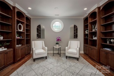 Impeccable craftsmanship and 305' of pristine shoreline define on Trump National Golf Club Charlotte in North Carolina - for sale on GolfHomes.com, golf home, golf lot