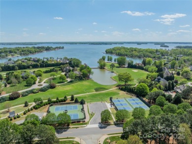 Impeccable craftsmanship and 305' of pristine shoreline define on Trump National Golf Club Charlotte in North Carolina - for sale on GolfHomes.com, golf home, golf lot