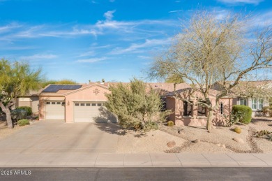 This expanded freshly painted Borgata boasts stunning mountain on Cimarron Golf Club in Arizona - for sale on GolfHomes.com, golf home, golf lot