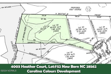 Consider this large, wooded lot, tucked away off the 12th green on Carolina Colours Golf Club in North Carolina - for sale on GolfHomes.com, golf home, golf lot
