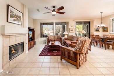 This expanded freshly painted Borgata boasts stunning mountain on Cimarron Golf Club in Arizona - for sale on GolfHomes.com, golf home, golf lot