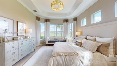 This stunning home boasts panoramic views of the lake and golf on Panther Run Golf Club in Florida - for sale on GolfHomes.com, golf home, golf lot