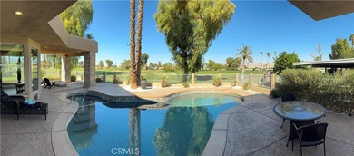 Immaculate turnkey home LOCATED ON THE GOLF COURSE in Palm on Palm Desert Country Club in California - for sale on GolfHomes.com, golf home, golf lot