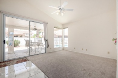 This charming 2 bed, 2 bath Ventana model in Sun Lakes' on Cottonwood Country Club in Arizona - for sale on GolfHomes.com, golf home, golf lot