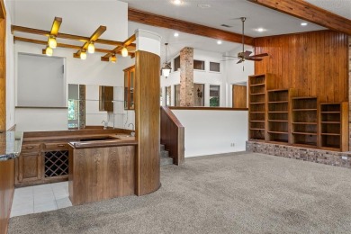 GREAT OPPORTUNITY TO TRANSFORM this rambling, 3,596 SF modern on Pecan Plantation Country Club in Texas - for sale on GolfHomes.com, golf home, golf lot