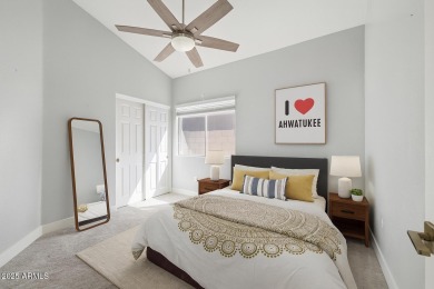 This single-level home in the desirable Ahwatukee Foothills is on The Foothills Golf Club in Arizona - for sale on GolfHomes.com, golf home, golf lot