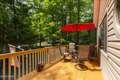 Beautifully Maintained Chalet in The Hideout - 3BR/2BA on Wooded on The Hideout Golf in Pennsylvania - for sale on GolfHomes.com, golf home, golf lot