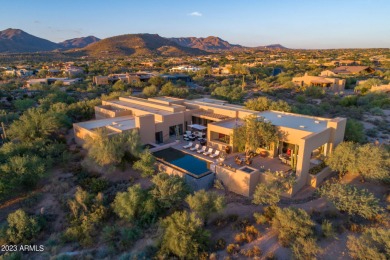 Experience the epitome of luxury living in this exquisite Desert on Desert Mountain Golf Club - Renegade Course in Arizona - for sale on GolfHomes.com, golf home, golf lot