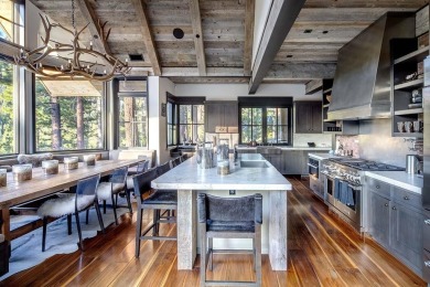 Perched on a basaltic ledge with panoramic views of creek on Martis Camp Golf Course in California - for sale on GolfHomes.com, golf home, golf lot
