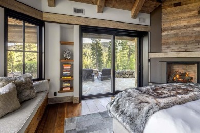 Perched on a basaltic ledge with panoramic views of creek on Martis Camp Golf Course in California - for sale on GolfHomes.com, golf home, golf lot