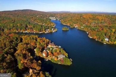 This gently sloped lot backs directly up to the lush fairways of on The Highlands Course at Lake Arrowhead in Georgia - for sale on GolfHomes.com, golf home, golf lot