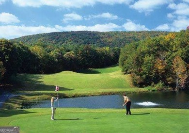 This gently sloped lot backs directly up to the lush fairways of on The Highlands Course at Lake Arrowhead in Georgia - for sale on GolfHomes.com, golf home, golf lot
