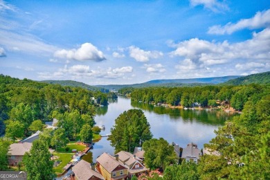 This gently sloped lot backs directly up to the lush fairways of on The Highlands Course at Lake Arrowhead in Georgia - for sale on GolfHomes.com, golf home, golf lot