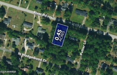Lot 8 Country Club Hills - Prime Wooded Home Site Near Historic on Washington Yacht and Country Club in North Carolina - for sale on GolfHomes.com, golf home, golf lot