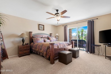 Come see the beautiful sunset views of the golf course and lake on Cottonwood Country Club in Arizona - for sale on GolfHomes.com, golf home, golf lot