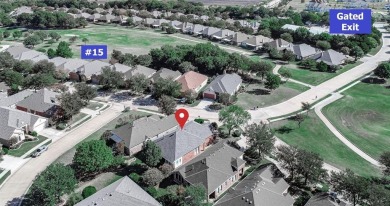 GOLF COURSE VIEW - ACROSS FROM #14 GREEN, BRICK & STONE EXTERIOR on Heritage Ranch Golf and Country Club in Texas - for sale on GolfHomes.com, golf home, golf lot