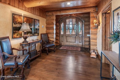 LUXURIOUS LOG HOME AT PRESTIGIOUS BLACK ROCK. Tucked on a serene on The Golf Club at Black Rock in Idaho - for sale on GolfHomes.com, golf home, golf lot