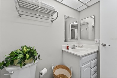 This bright condo features a living room-dining room combination on Sandpiper Golf Club in Florida - for sale on GolfHomes.com, golf home, golf lot