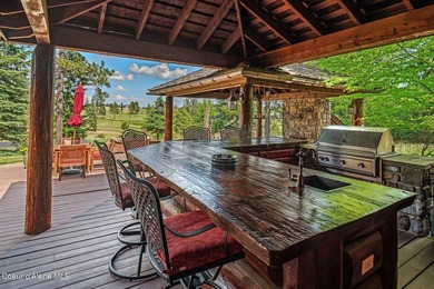 LUXURIOUS LOG HOME AT PRESTIGIOUS BLACK ROCK. Tucked on a serene on The Golf Club at Black Rock in Idaho - for sale on GolfHomes.com, golf home, golf lot