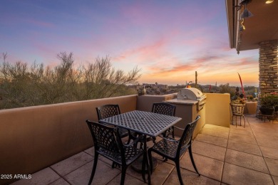 GOLF MEMBERSHIP AVAILABLE (with club approval) Dramatic sunset on Desert Mountain Golf Club - Renegade Course in Arizona - for sale on GolfHomes.com, golf home, golf lot
